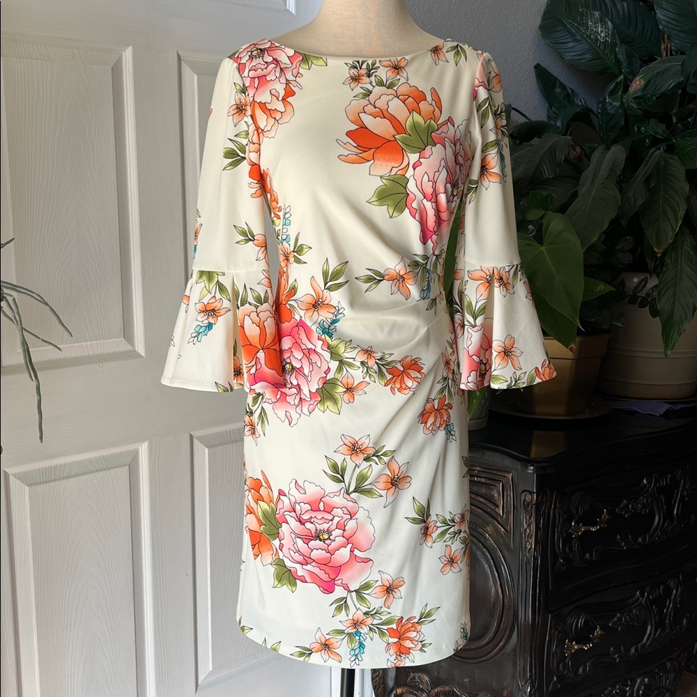 Jessica Howard Cream Floral Dress